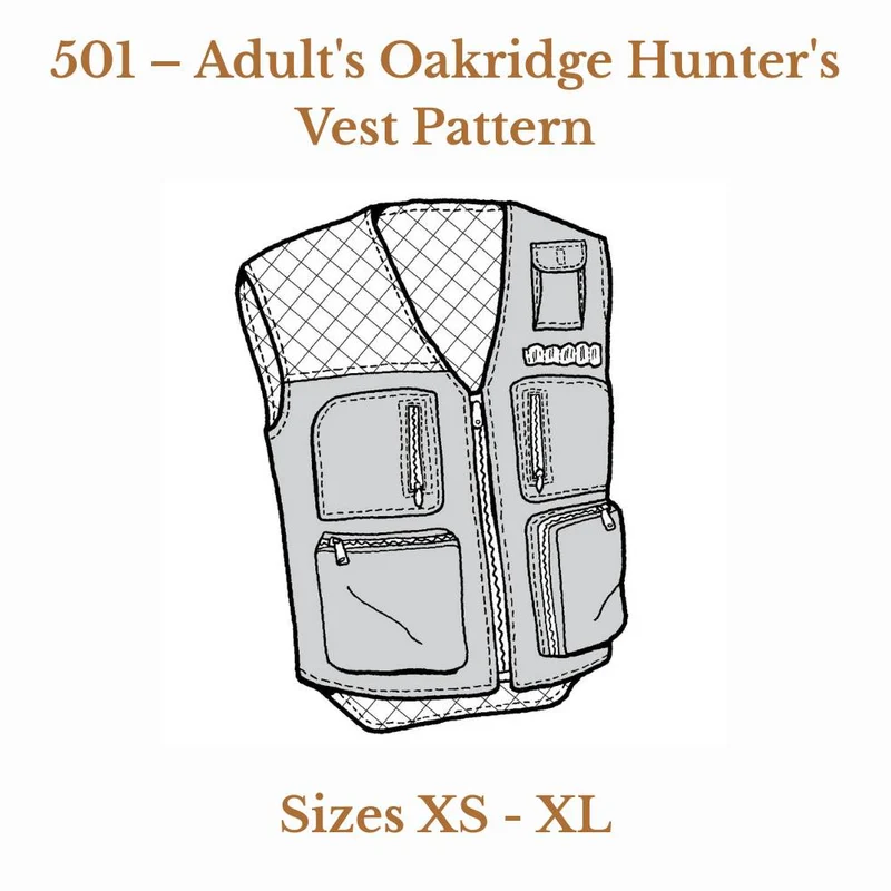 PATRON DE COUTURE PDF | Veste de chasse Oakridge (adulte) | The Green Pepper