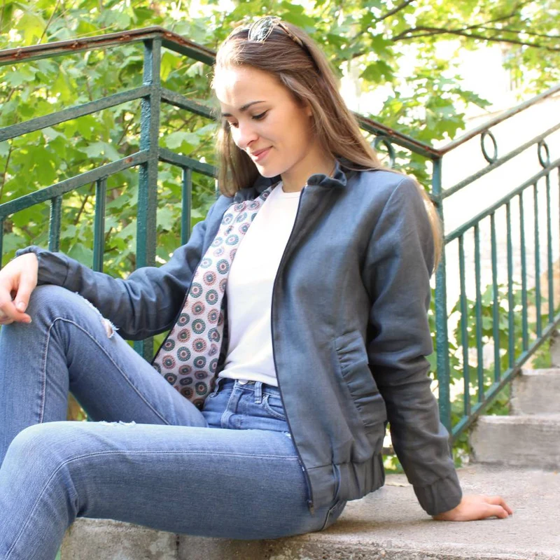 Patron de couture PDF | Veste Nelly | Cha’Coud | FRANÇAIS SEULEMENT
