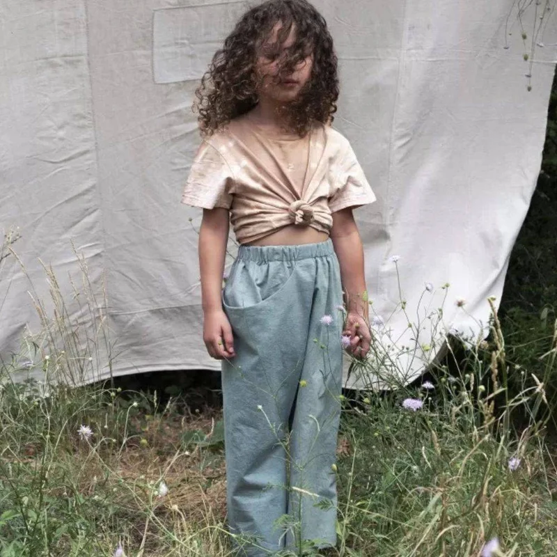 PATRON DE COUTURE PDF | Pantalon portefeuille Pleat (Enfant) | Ready to Sew | TRILINGUE (FR / EN / ES)