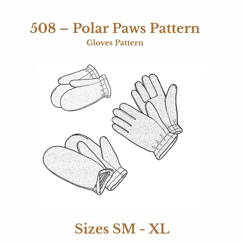 PATRON DE COUTURE PDF | Polar Paws | The Green Pepper