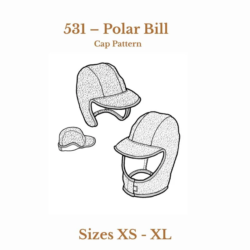 PATRON DE COUTURE PDF | Casquette en polar | Unisexe | The Green Pepper