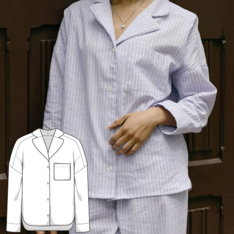 Patron de couture PDF | Blouse pyjama SERENA | Juliana Martejevs