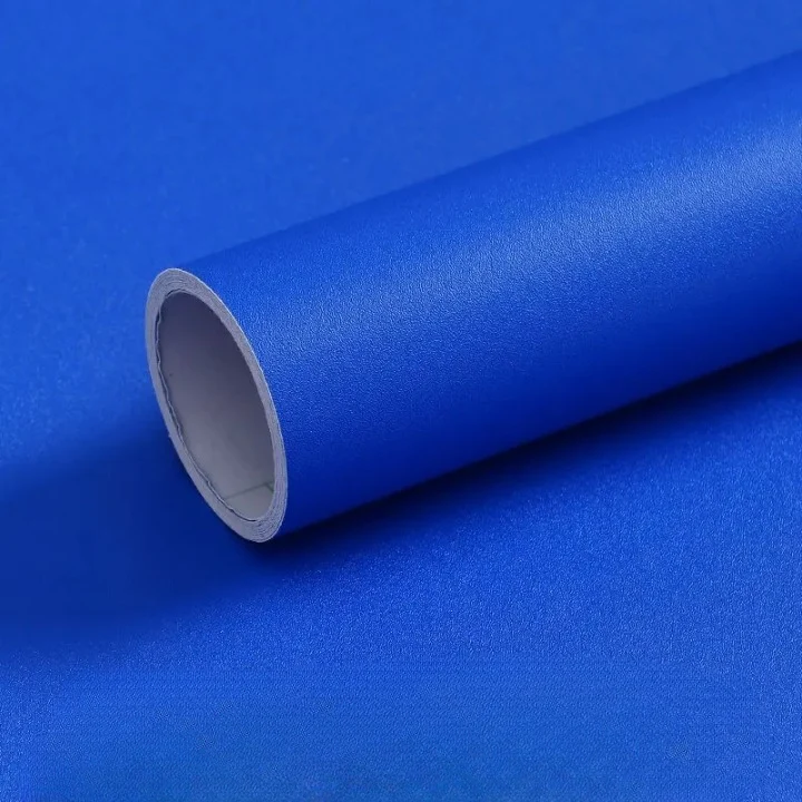 Adhésif Plan de Travail Bleu de Haute Qualité en Vinyle