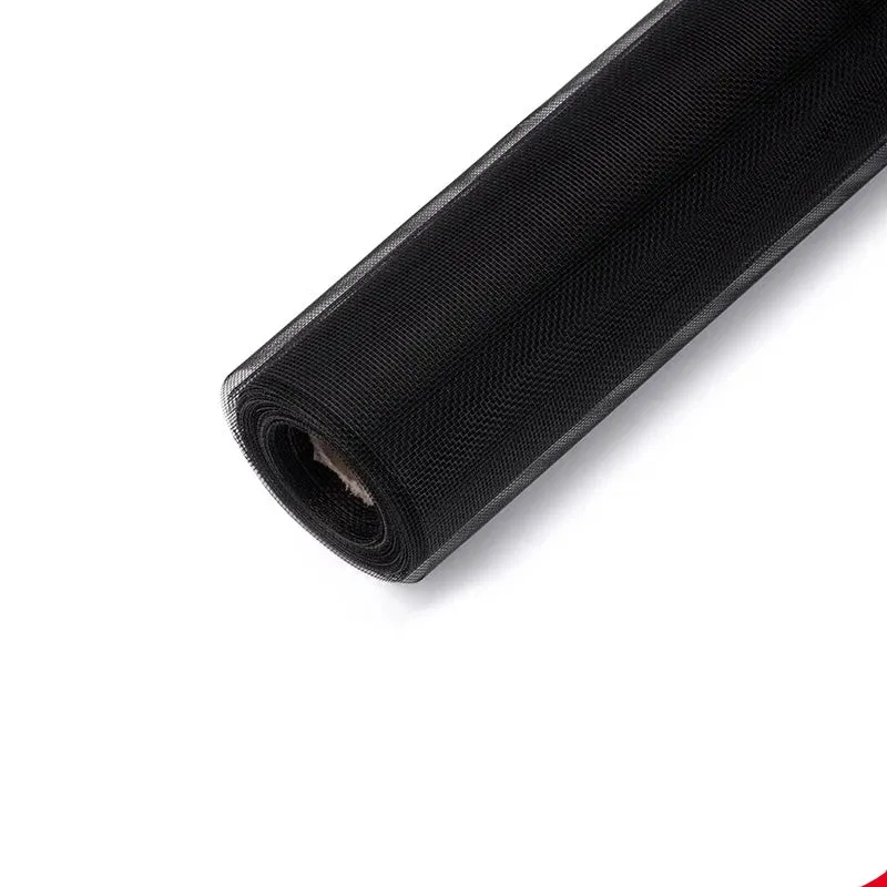 Rouleau de maille de moustiquaire noir multifonctionnel