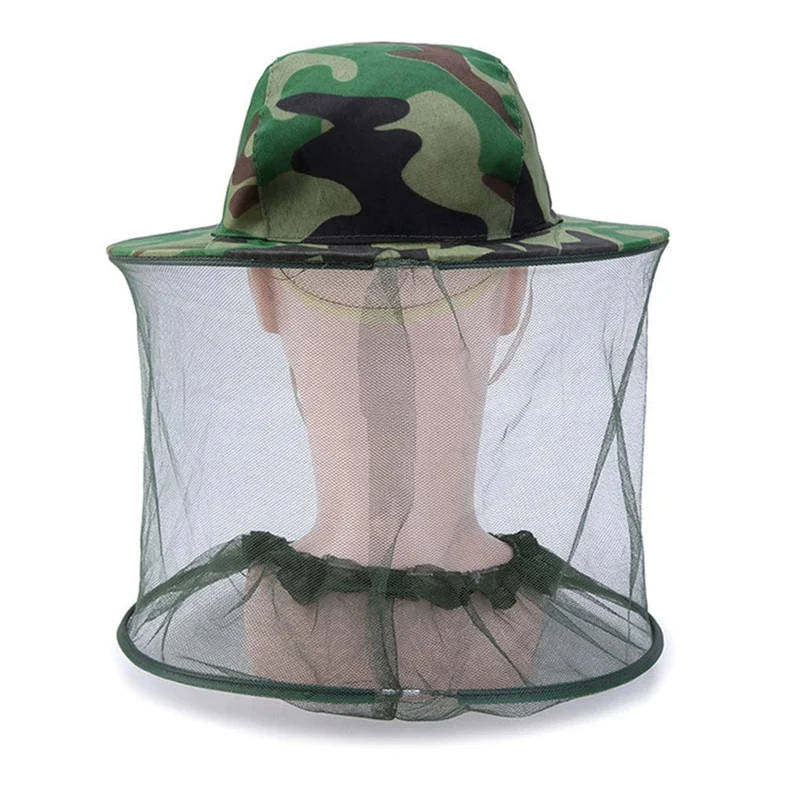 Chapeau en maille anti-insectes et filet
