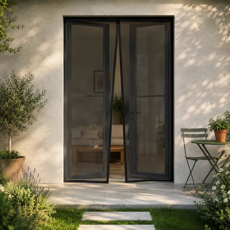 Moustiquaire magnétique pour porte