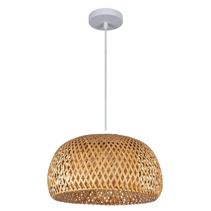 Lustre Bambou Naturel Fait à la Main