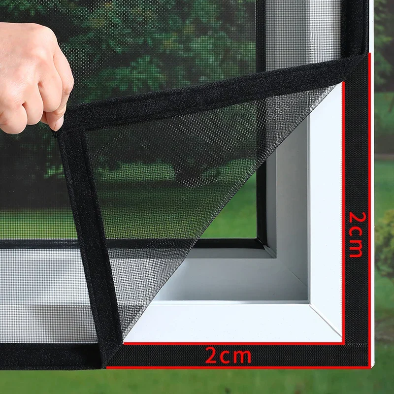 Moustiquaire Fenêtre Adhésive Personnalisable - Protection Anti-Insectes Été