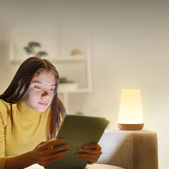 Lampe de chevet LED sans fil rechargeable avec télécommande