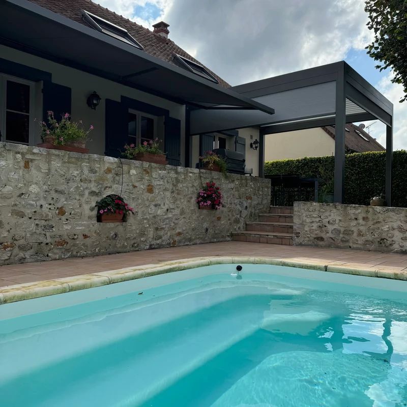 PERGOLA BIOCLIMATIQUE 91 - DANNEMOIS