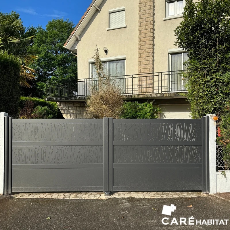 PORTAIL ALUMINIUM AVEC MOTORISATION 94 - SUCY EN BRIE