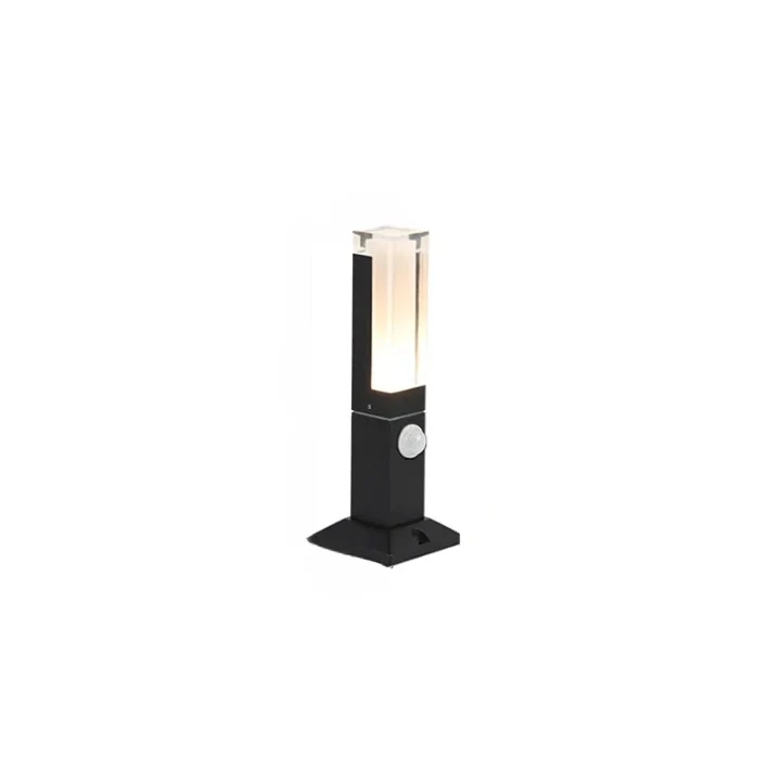 Lampadaire Extérieur LED Étanche avec Capteur de Mouvement