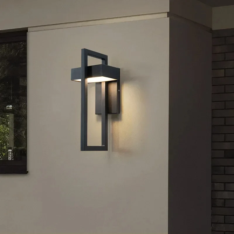 Éclairage Extérieur LED Mural et Créatif au Design Moderne