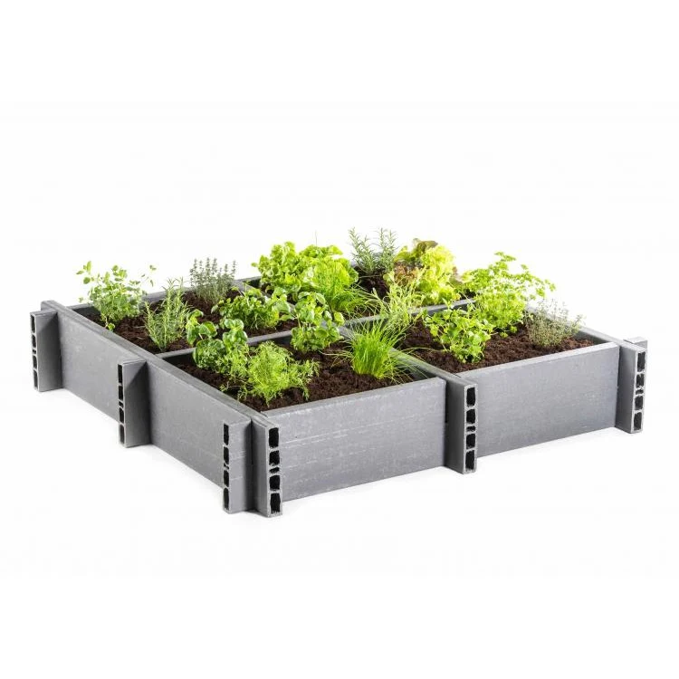Carré potager Garden box - 120CM x 120CM x 22CM - ECOO