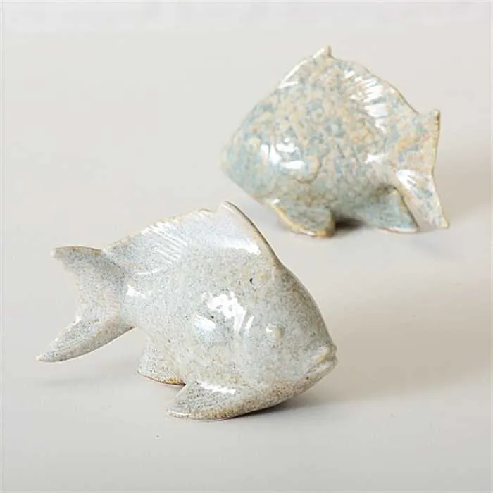 POISSON LAURENS 10 CM - HAUTEUR 10CM TURQUOIS DOLOMITE