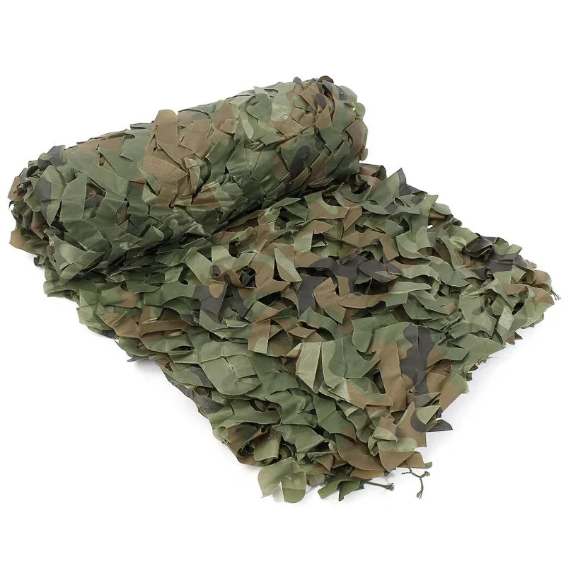 Voile d'Ombrage Rectangulaire de Style Camouflage Militaire