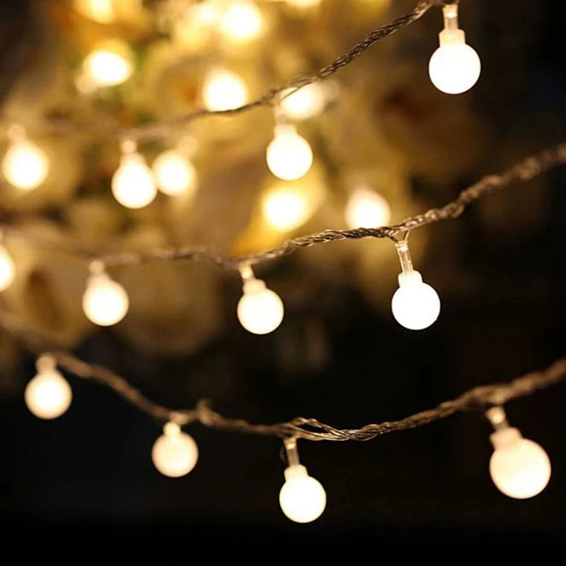 Guirlande Boule Lumineuse en Forme d'Ampoule