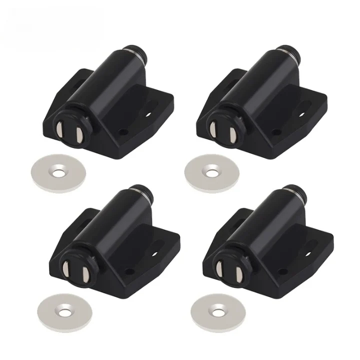 Lot de 4 Aimants Porte Placard avec Ressort