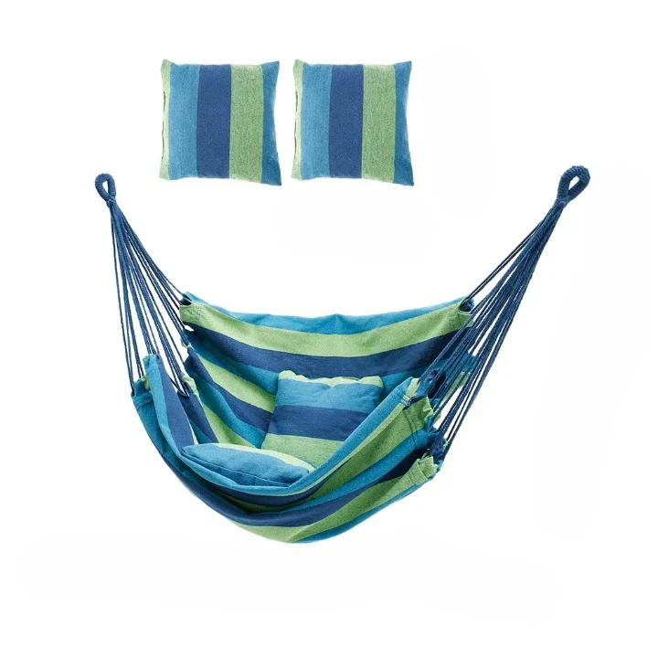 Hamac Sur Pied de Style Chaise Balançoire avec Coussins