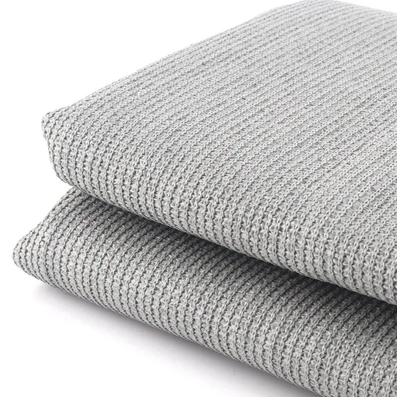 Voile d'Ombrage Rectangulaire Épais et Anti-UV en Tissu