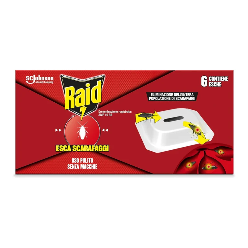 ESCA SCARAFAGGI RAID 6 PZ
