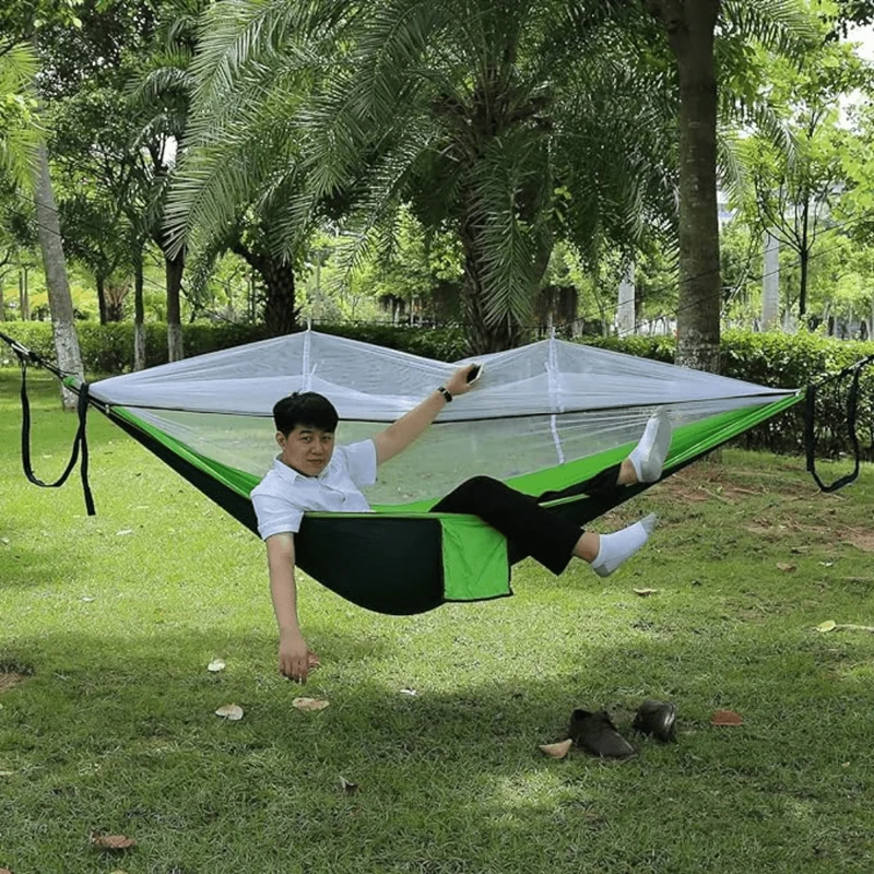 Hamac avec Moustiquaire de Camping Ultra-Résistant