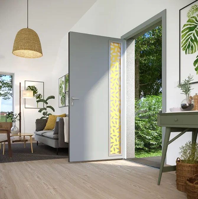 PORTES D'ENTRÉE DESIGN VITRAGE ET ALUNOX®