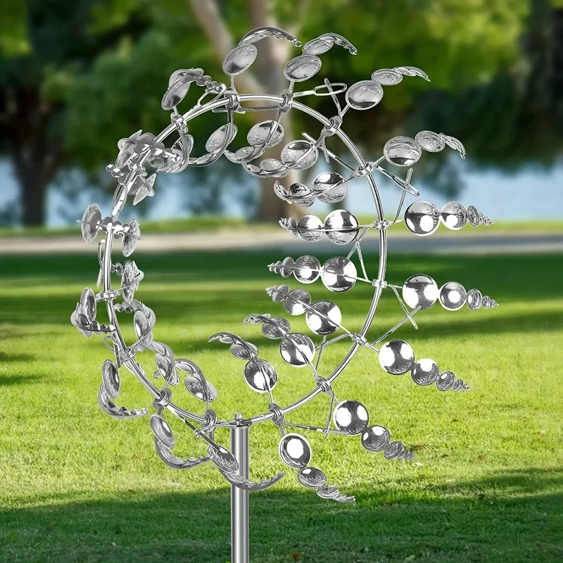 Girouette de Jardin en Forme de Soleil en Métal