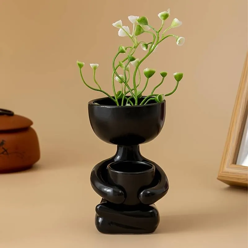 Pot de Fleur en Céramique Moderne
