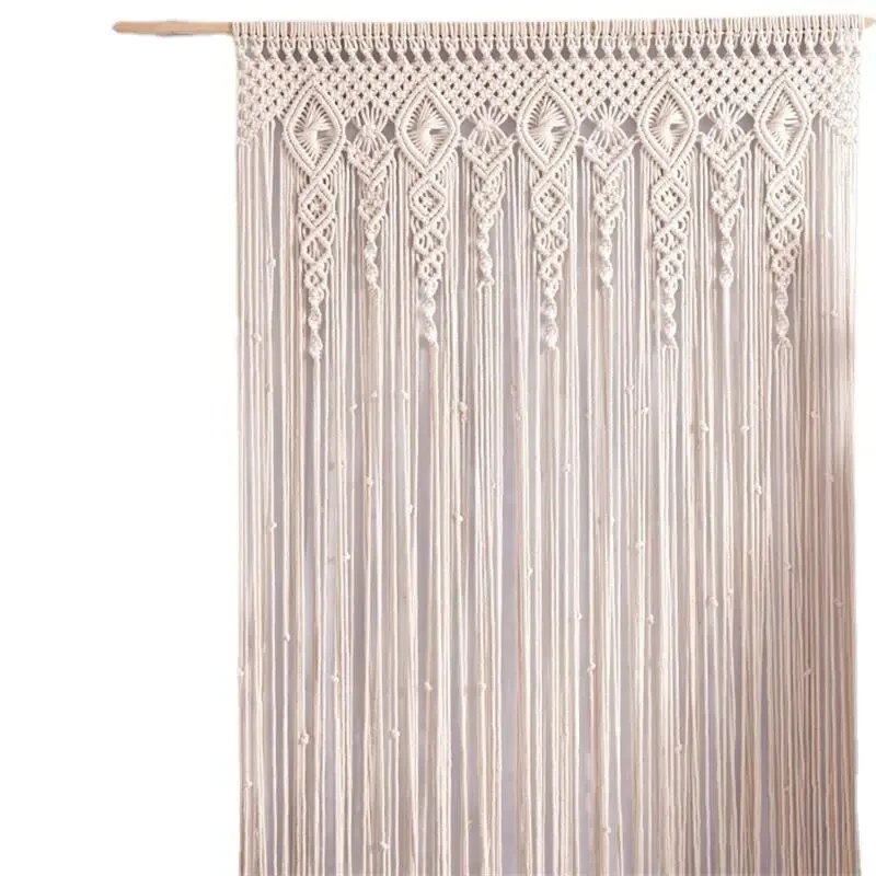 Rideau Macramé de Style Bohème pour Porte