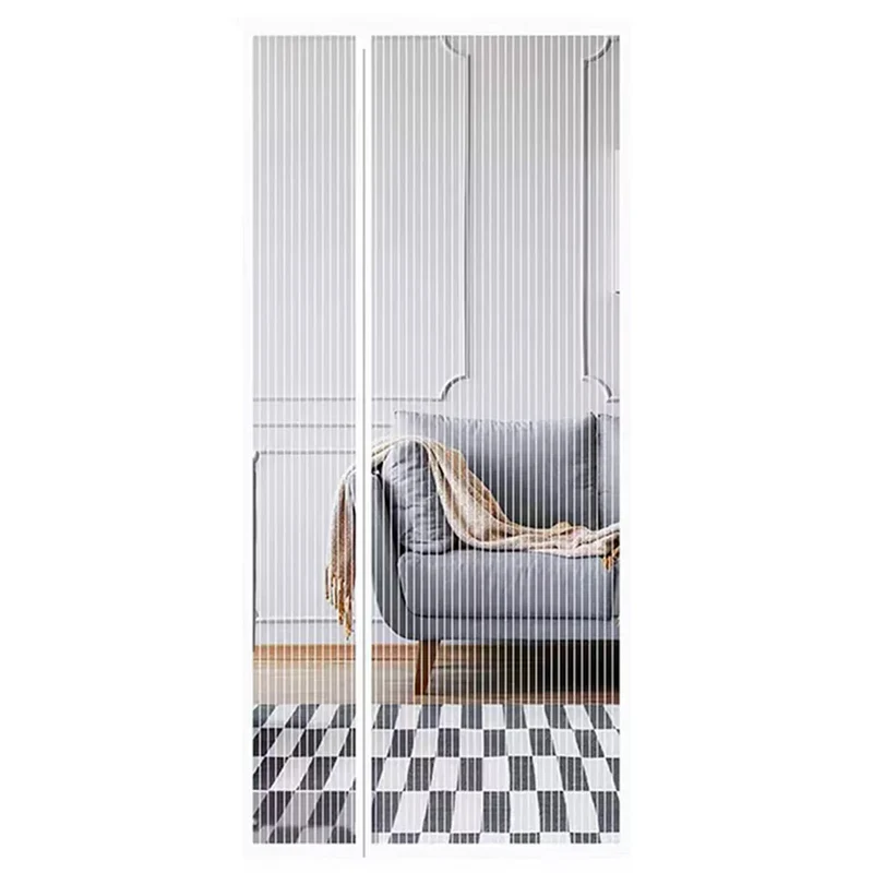 Moustiquaire Magnétique pour Porte - Installation Facile, Mains Libres, Adaptée Enfants & Animaux