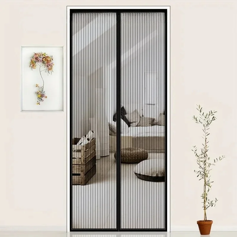 Moustiquaire Magnétique Auto-Fermante pour Porte - 90x210cm & 100x210cm