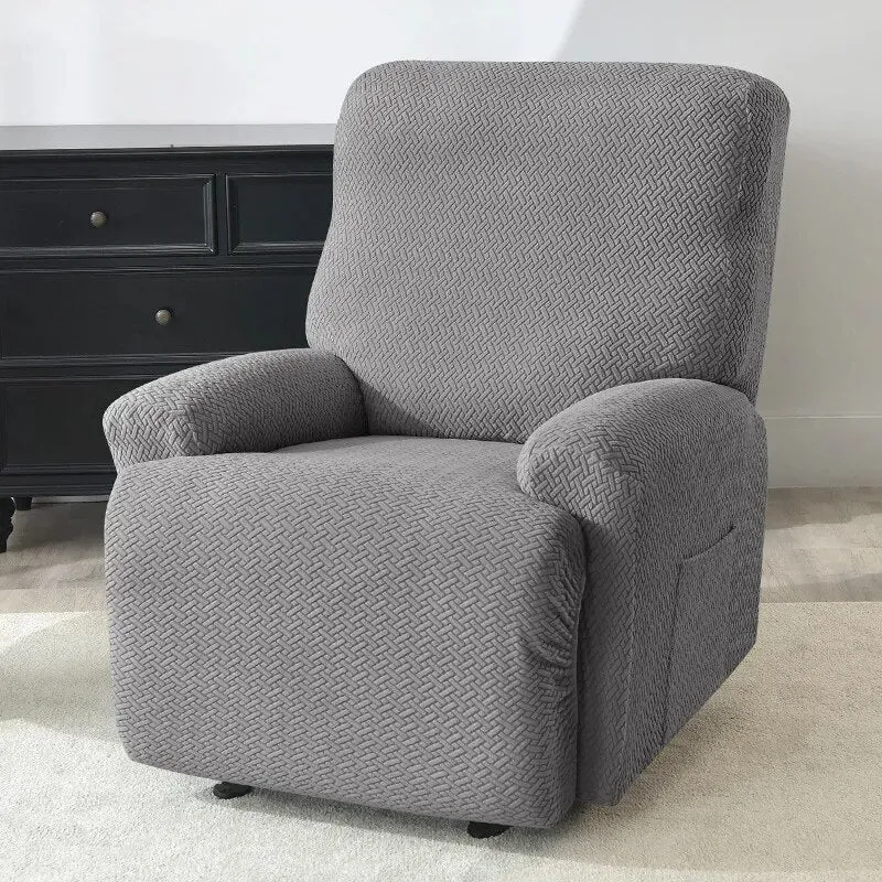 Housse de Fauteuil avec Motifs à Brique en Polyester