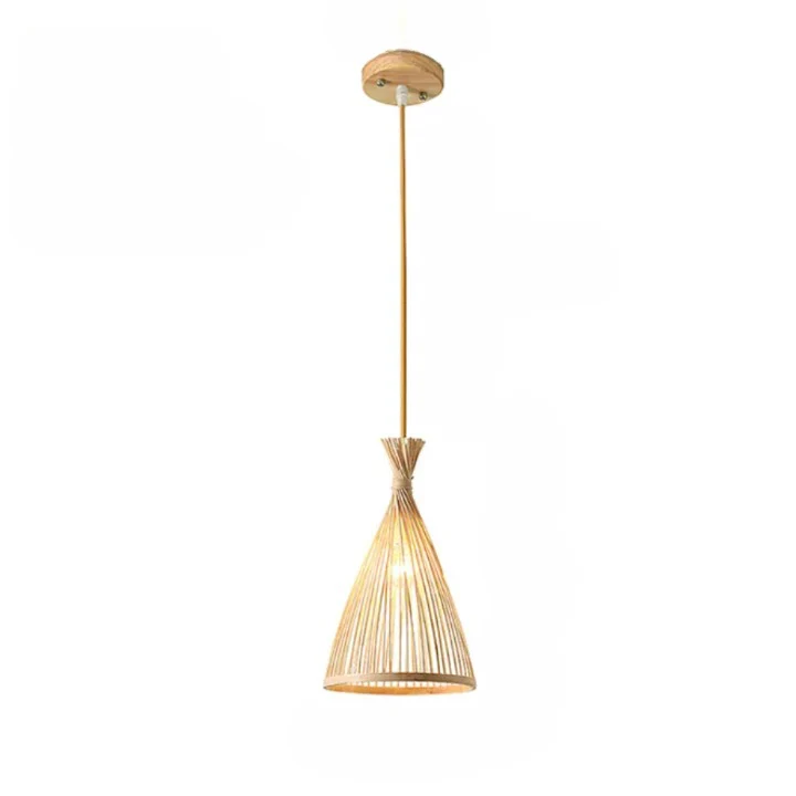 Lustre Bambou de Style Chinois Fait à la Main