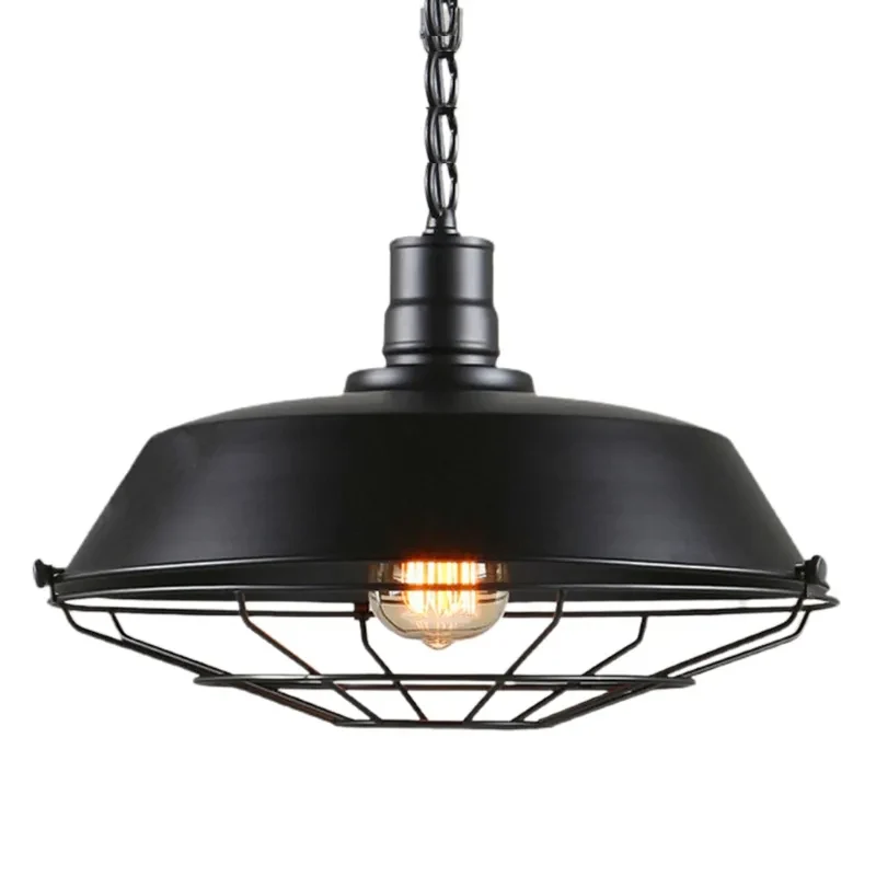 Lampe Suspendue de Style Vintage en Fer