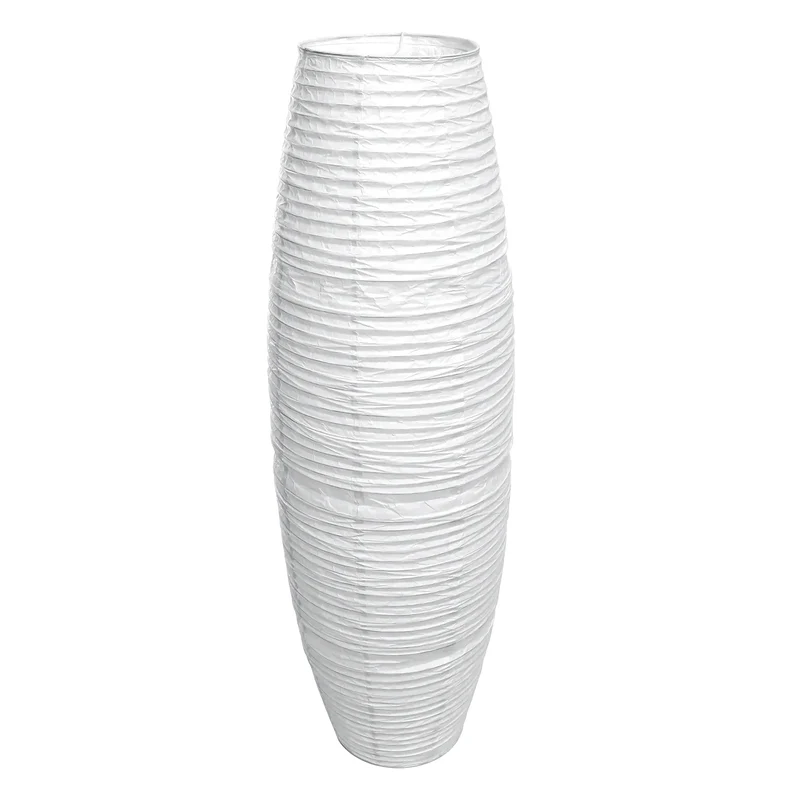 Abat Jour Lampadaire Blanc de Style Japonais en Papier