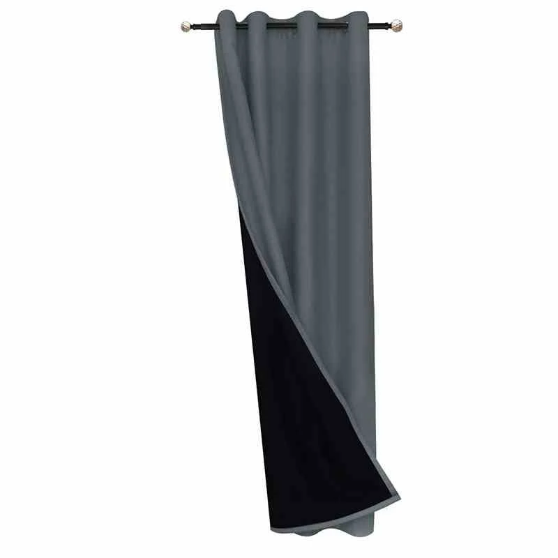 Rideau thermique gris
