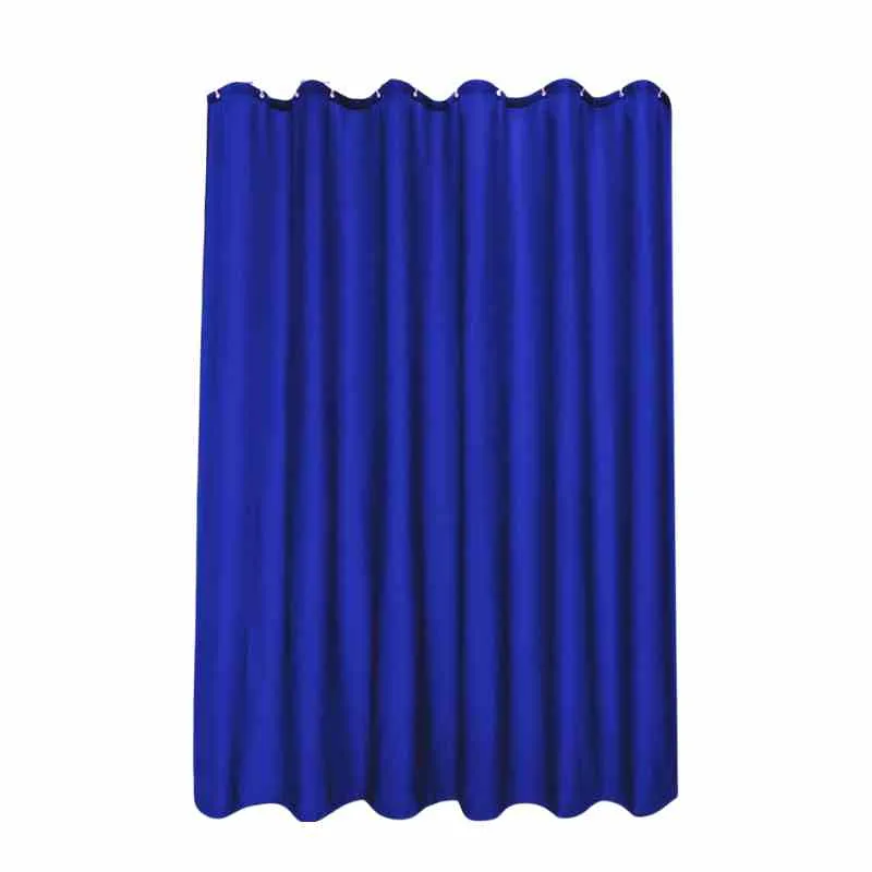Rideau douche bleu