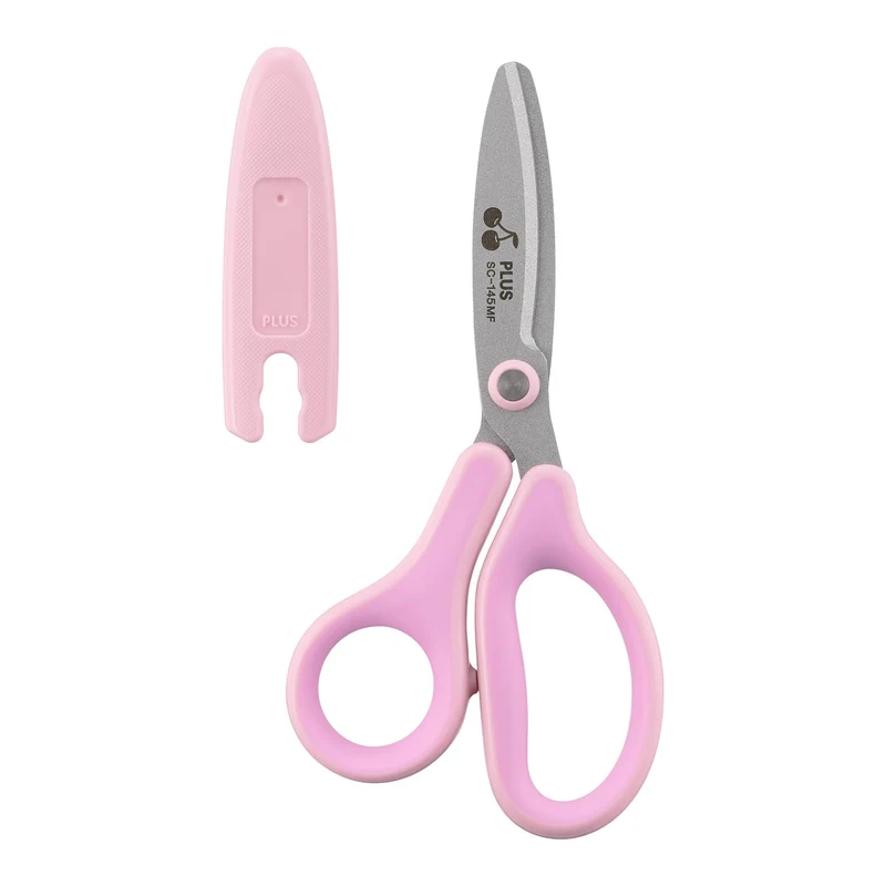 PLUS Fitcut Curve Jr Cherry Pink Scissors SC-145MF 34-129