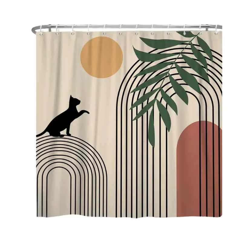 Rideau de douche beige