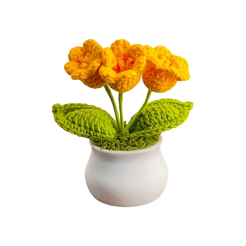 Handmade Crochet Sunflower Bouquet