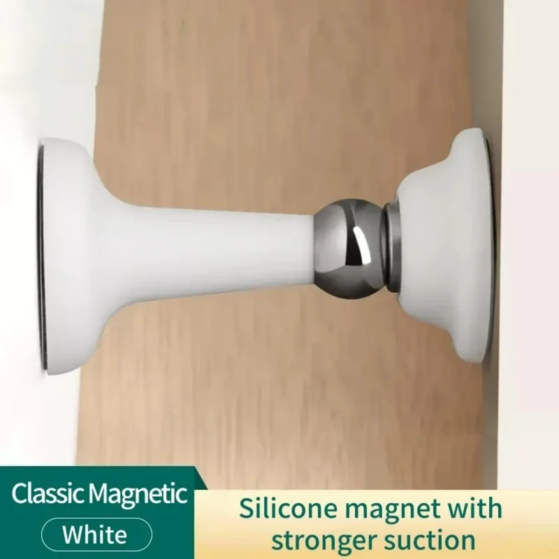 Non-Drill Silicone Door Stopper for Wall Protection