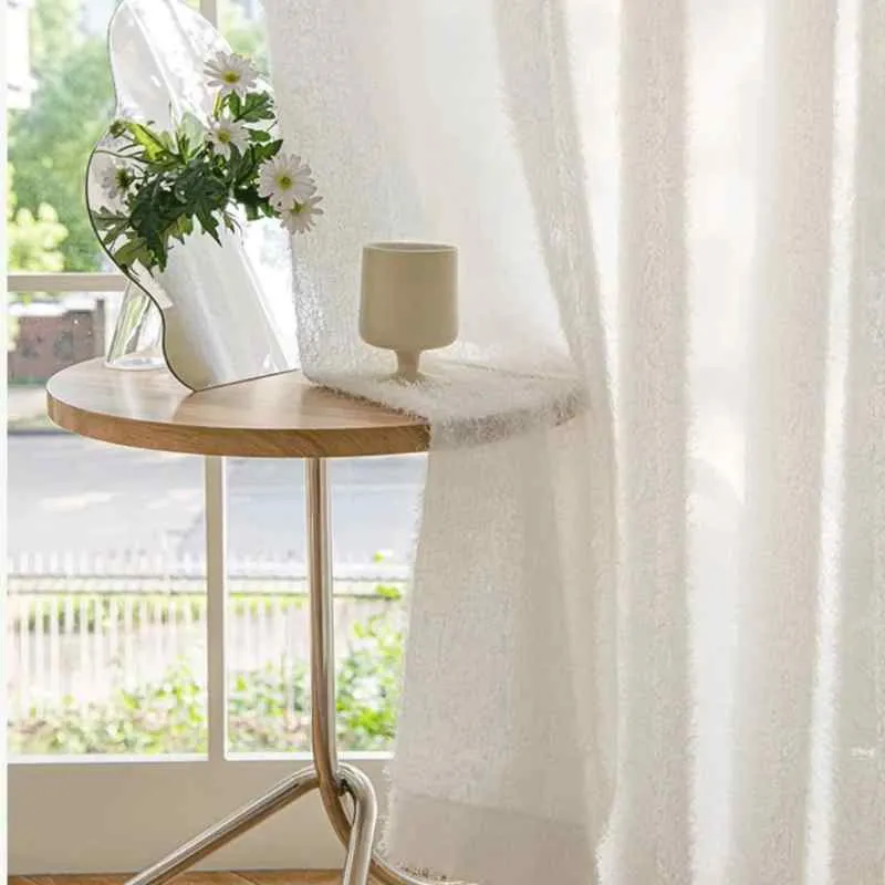 Rideau tamisant blanc