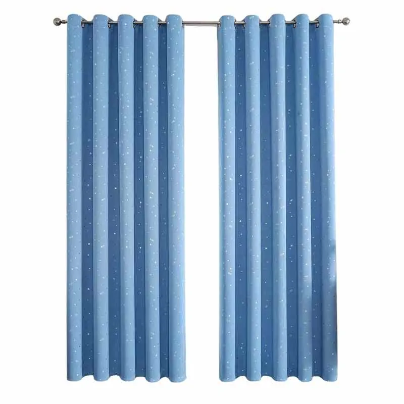 Rideaux occultants bleu ciel