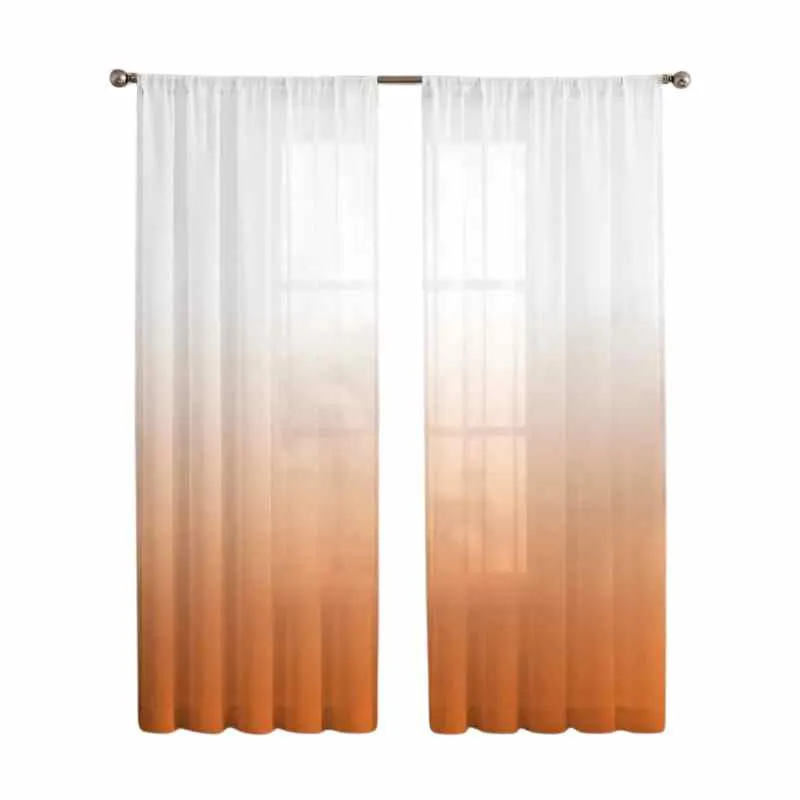Voilage orange