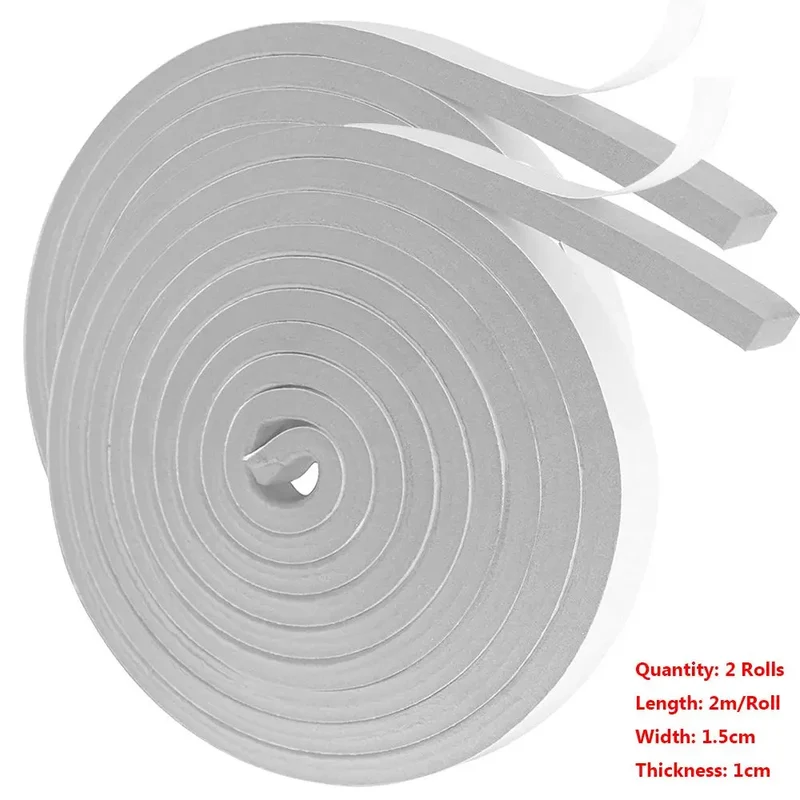 Heavy-Duty Self-Adhesive Foam Weather Stripping Tape