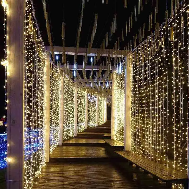 Rideau lumineux noël