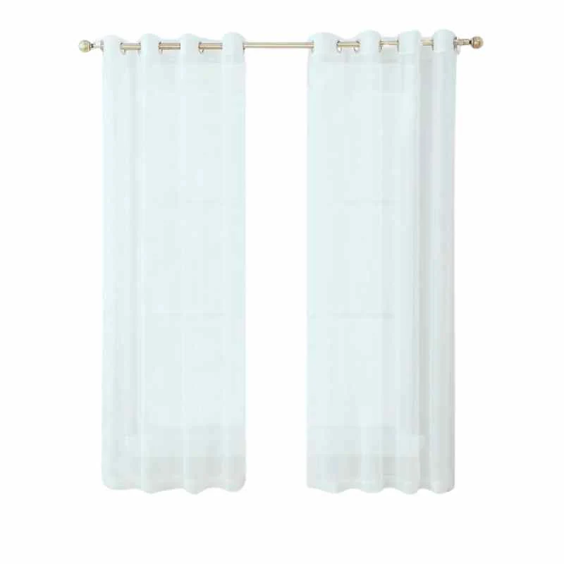 Rideaux voile blanc