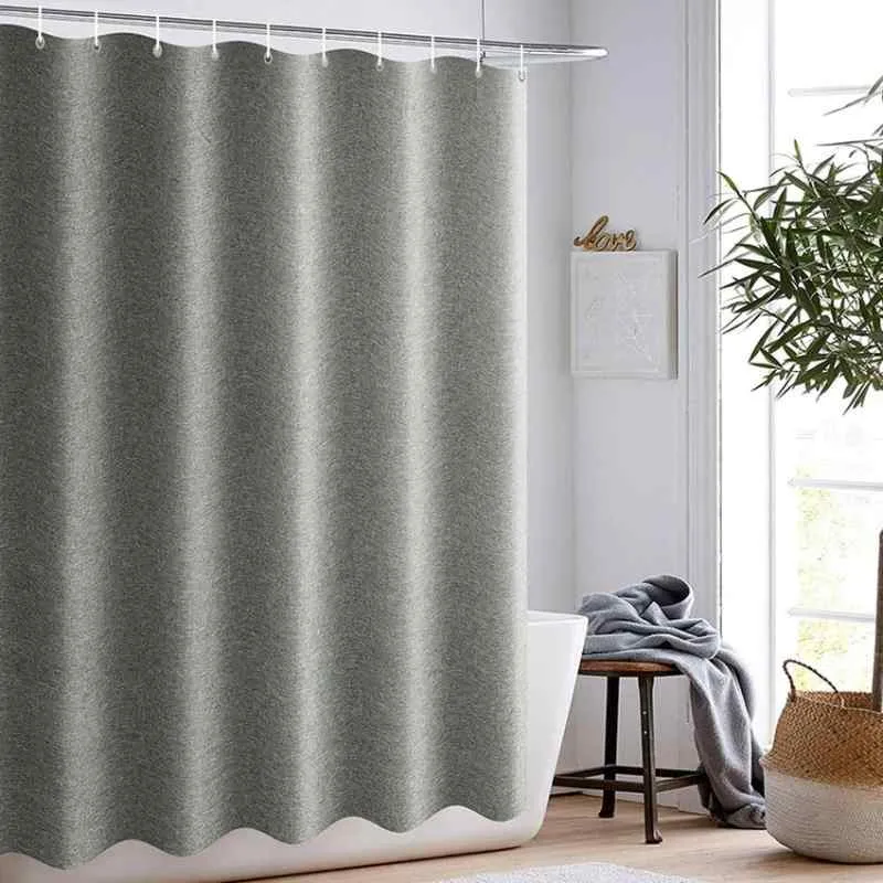 Rideau de douche texture lin