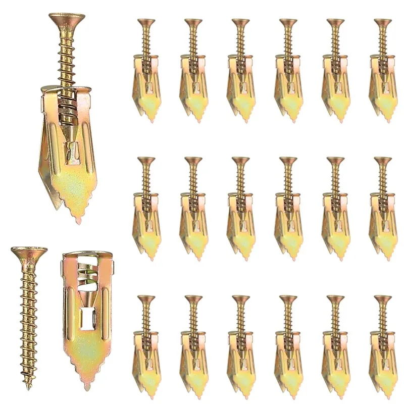 Self-Drilling Drywall Anchors and Screws Set